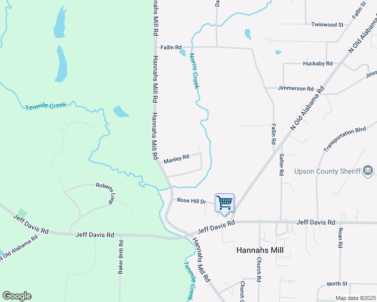 map of restaurants, bars, coffee shops, grocery stores, and more near 158 Manley Road in Thomaston