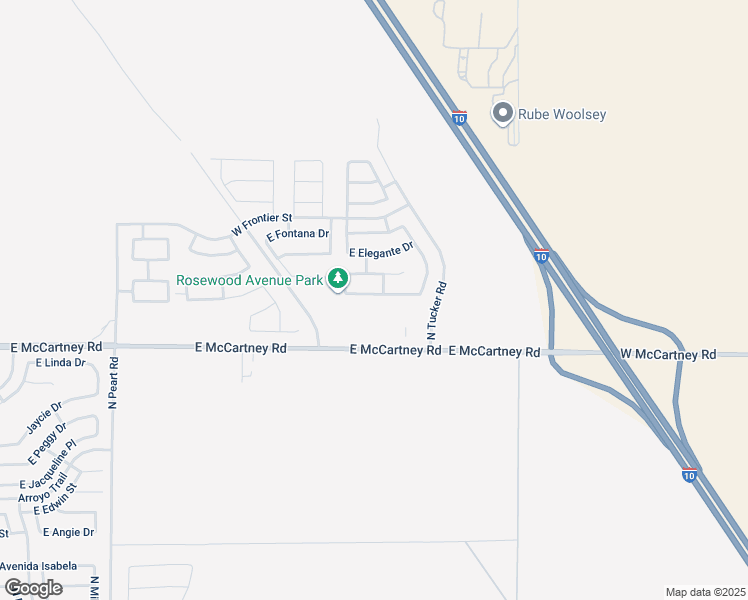 map of restaurants, bars, coffee shops, grocery stores, and more near 1757 East Chaparral Drive in Casa Grande