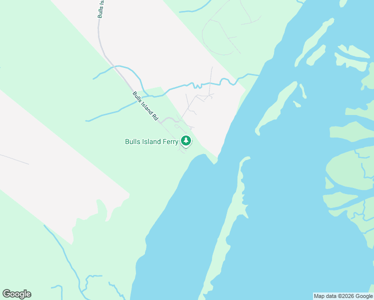 map of restaurants, bars, coffee shops, grocery stores, and more near 498 Bulls Island Road in Awendaw