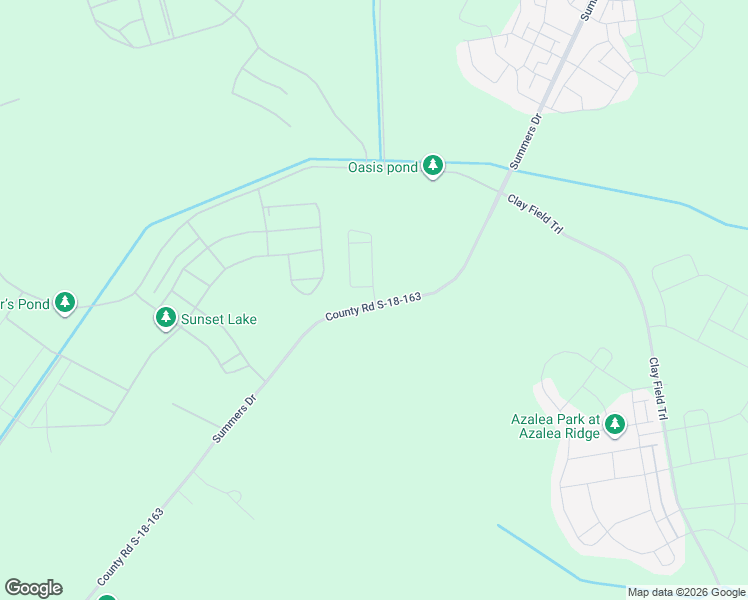 map of restaurants, bars, coffee shops, grocery stores, and more near Summer Drive in Ridgeville