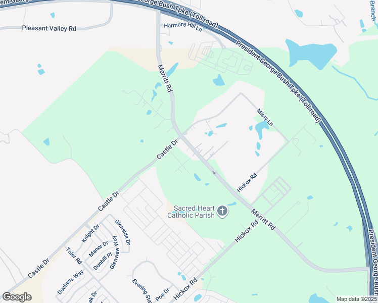 map of restaurants, bars, coffee shops, grocery stores, and more near 9313 Merritt Road in Rowlett