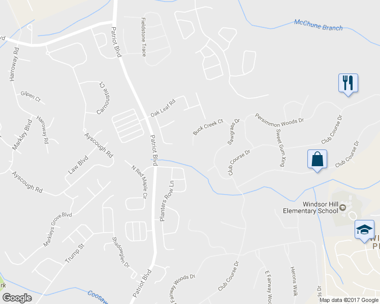 map of restaurants, bars, coffee shops, grocery stores, and more near 4222 Buck Creek Ct in Charleston