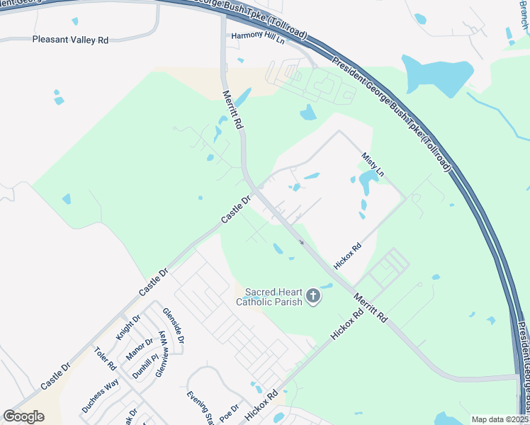 map of restaurants, bars, coffee shops, grocery stores, and more near 9313 Merritt Road in Rowlett