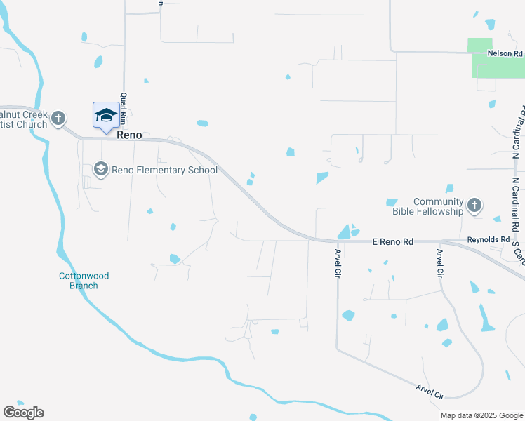 map of restaurants, bars, coffee shops, grocery stores, and more near 546 East Reno Road in Azle