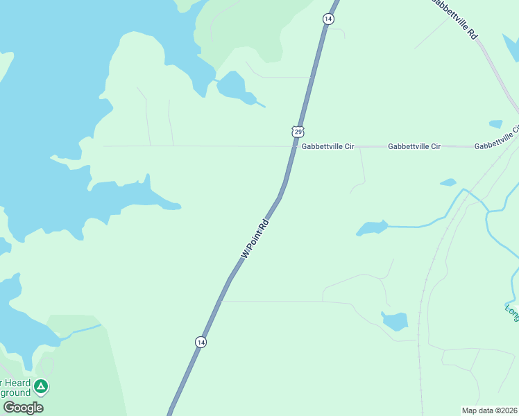 map of restaurants, bars, coffee shops, grocery stores, and more near 6294 West Point Road in LaGrange