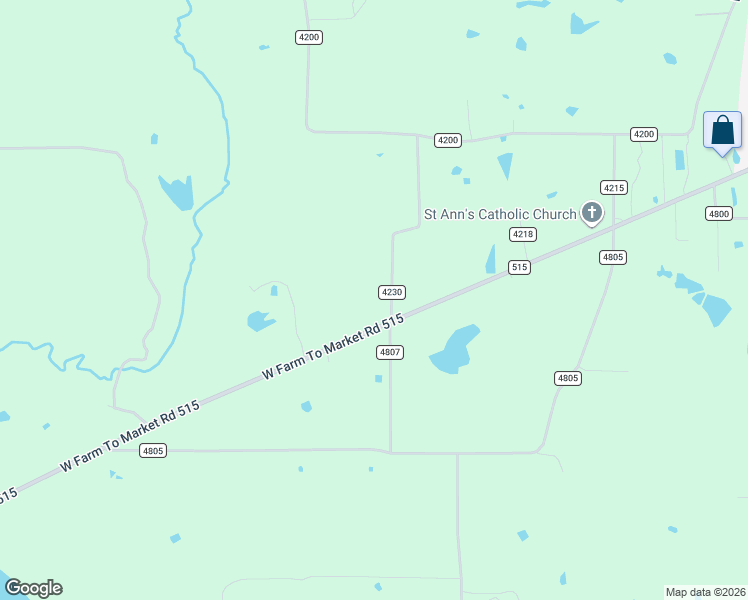 map of restaurants, bars, coffee shops, grocery stores, and more near 1250 Farm to Market 515 in Winnsboro
