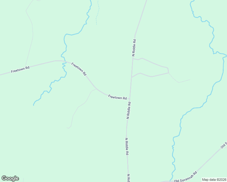 map of restaurants, bars, coffee shops, grocery stores, and more near 2929 Freetown Road in Sandersville