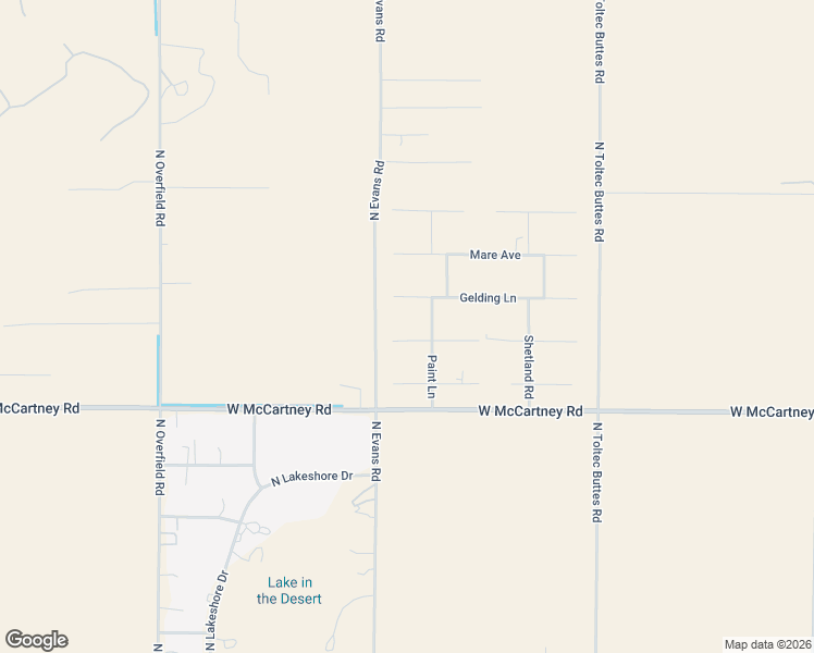 map of restaurants, bars, coffee shops, grocery stores, and more near 7085 Gelding Lane in Coolidge