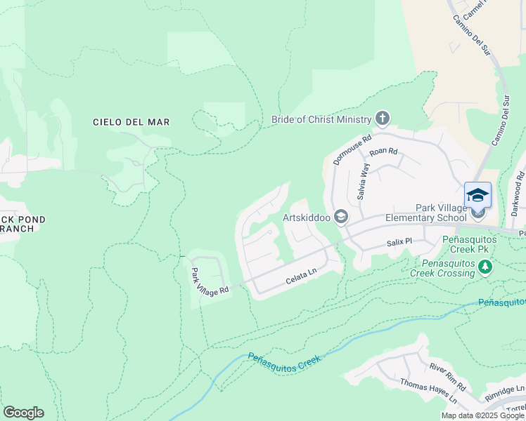 map of restaurants, bars, coffee shops, grocery stores, and more near 12285 Keld Court in San Diego