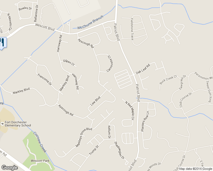 map of restaurants, bars, coffee shops, grocery stores, and more near 4804 Hortonrest Court in Summerville