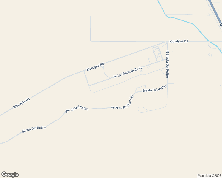 map of restaurants, bars, coffee shops, grocery stores, and more near 7631 Siesta Del Retiro in Pima