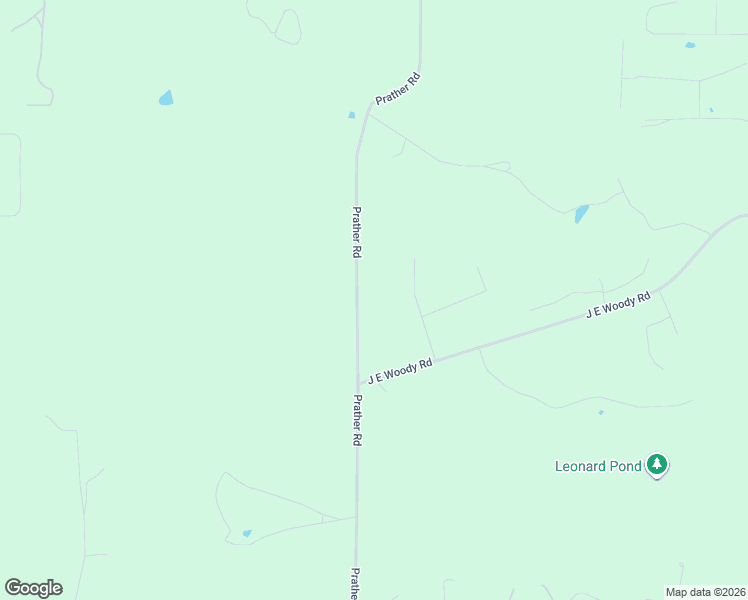 map of restaurants, bars, coffee shops, grocery stores, and more near 8600-9106 Prather Road in Springtown