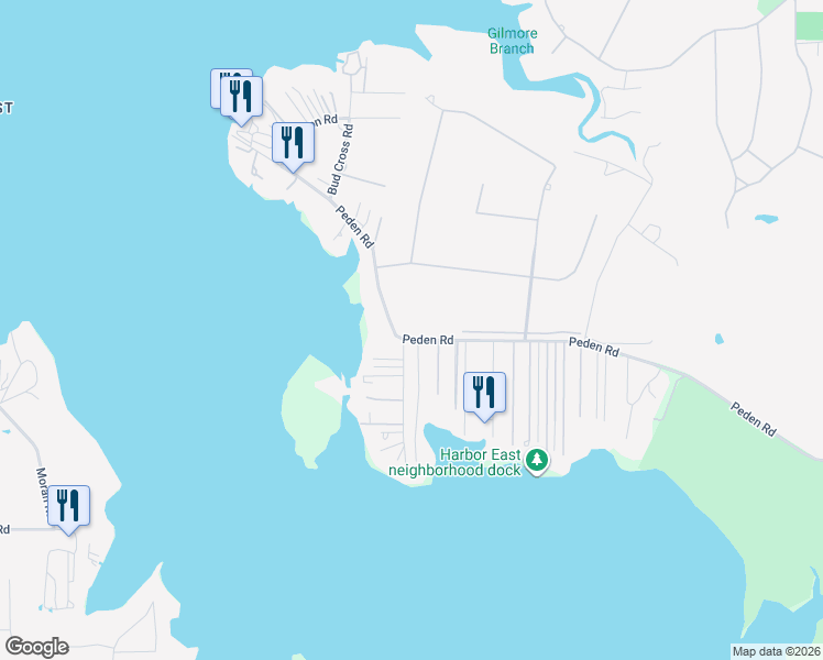map of restaurants, bars, coffee shops, grocery stores, and more near 6362 Peden Road in Fort Worth