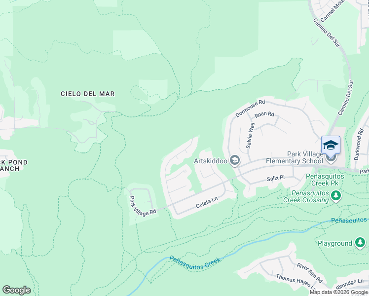 map of restaurants, bars, coffee shops, grocery stores, and more near 12264 Banty Court in San Diego