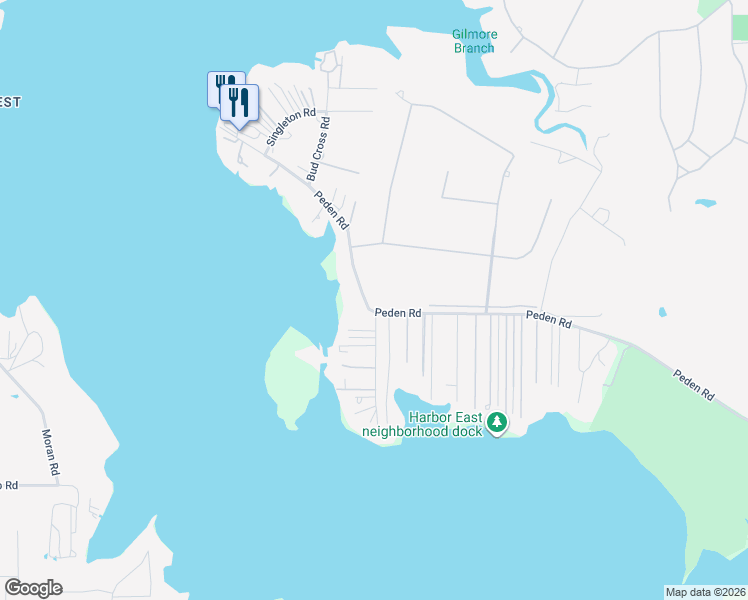 map of restaurants, bars, coffee shops, grocery stores, and more near 6362 Peden Road in Fort Worth