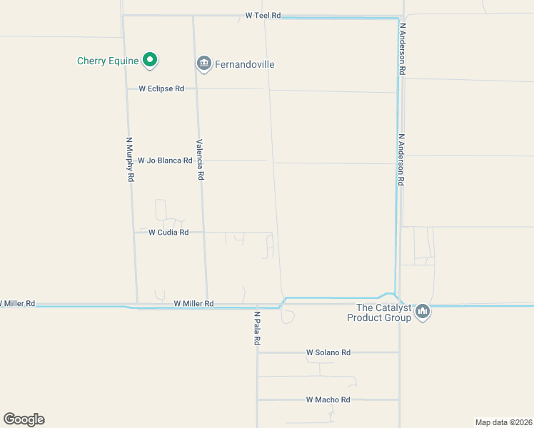 map of restaurants, bars, coffee shops, grocery stores, and more near 34410 West Cudia Road in Stanfield