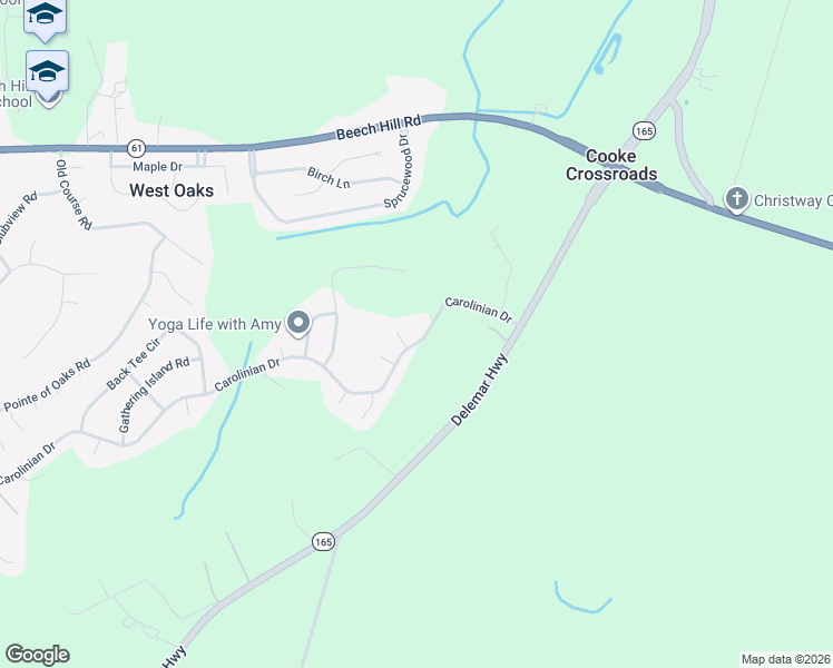 map of restaurants, bars, coffee shops, grocery stores, and more near 238 Carolinian Drive in Summerville