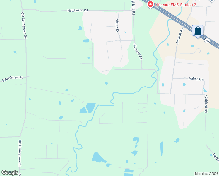 map of restaurants, bars, coffee shops, grocery stores, and more near 212 Altom Road in Springtown