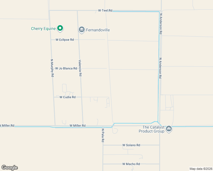 map of restaurants, bars, coffee shops, grocery stores, and more near 34410 West Cudia Road in Stanfield