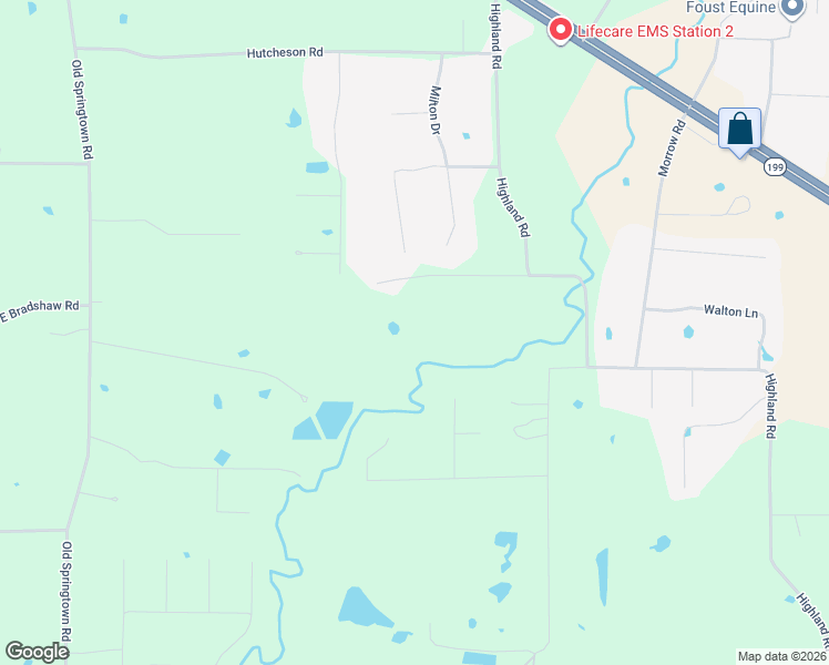 map of restaurants, bars, coffee shops, grocery stores, and more near 212 Altom Road in Springtown