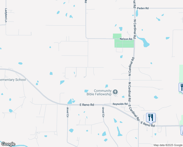 map of restaurants, bars, coffee shops, grocery stores, and more near 1220 Tiffany Street in Azle