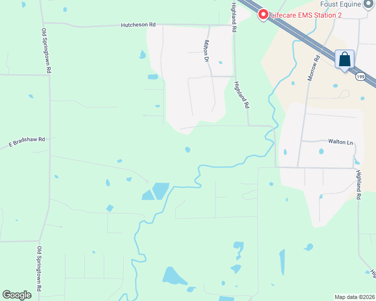 map of restaurants, bars, coffee shops, grocery stores, and more near 212 Altom Road in Springtown