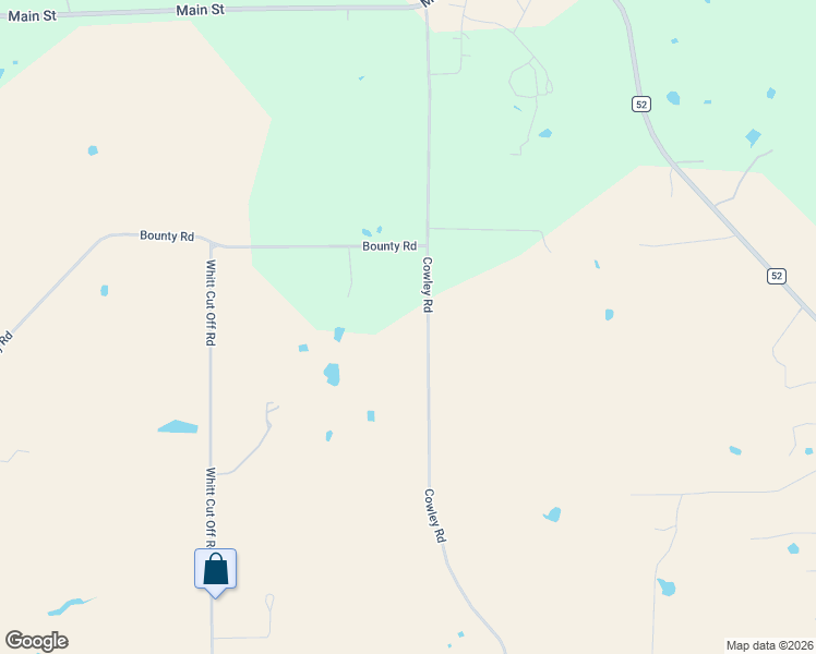 map of restaurants, bars, coffee shops, grocery stores, and more near 2403 Cowley Road in Whitt