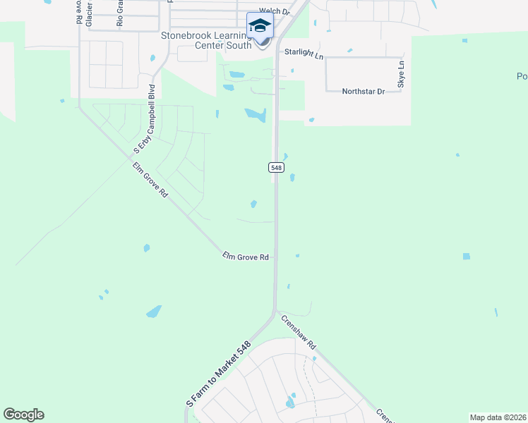 map of restaurants, bars, coffee shops, grocery stores, and more near 3793 Farm to Market 548 in Royse City