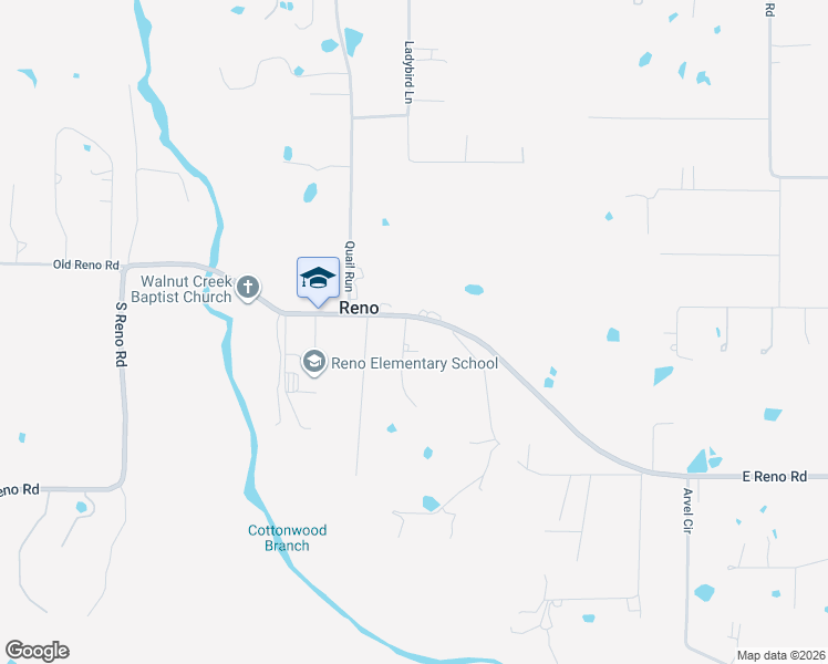map of restaurants, bars, coffee shops, grocery stores, and more near 144 East Reno Road in Azle