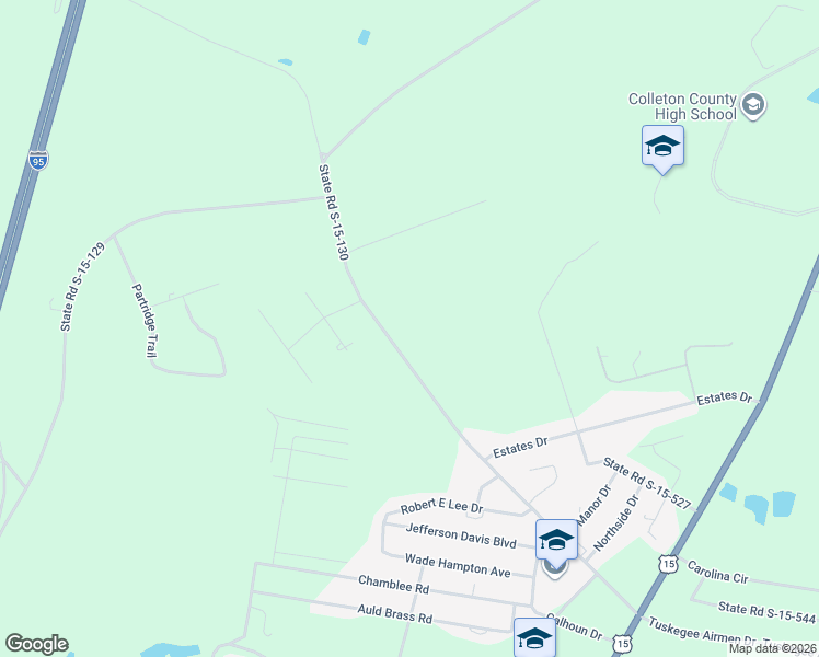 map of restaurants, bars, coffee shops, grocery stores, and more near in Walterboro