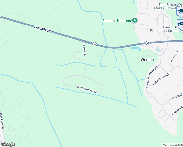 map of restaurants, bars, coffee shops, grocery stores, and more near 10C Legacy Lane in Summerville