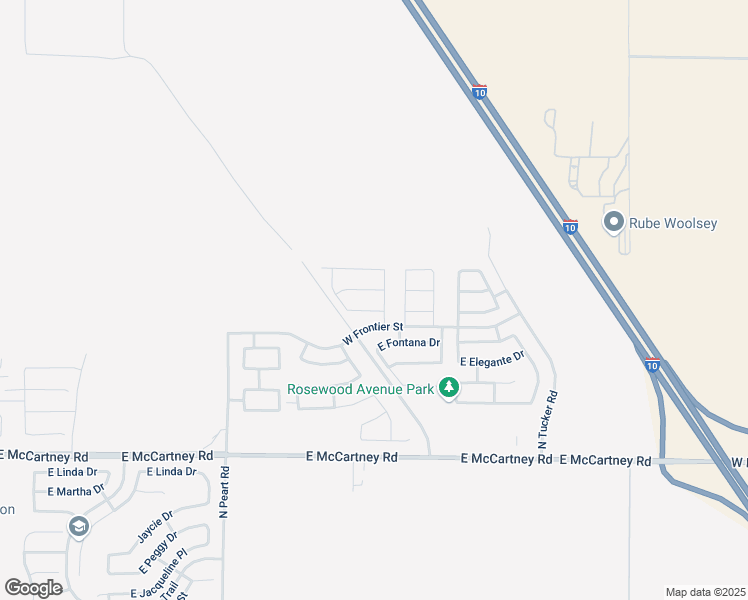 map of restaurants, bars, coffee shops, grocery stores, and more near 1644 East Walter Drive in Casa Grande