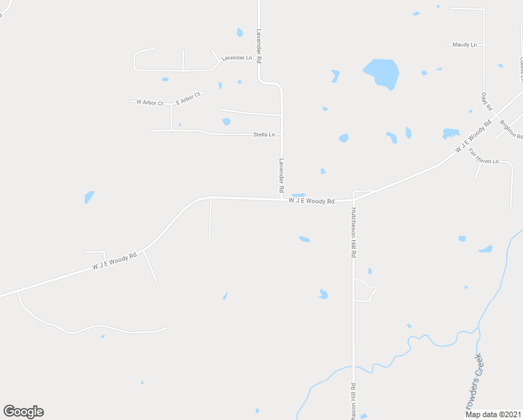 map of restaurants, bars, coffee shops, grocery stores, and more near 2791 West J E Woody Road in Springtown