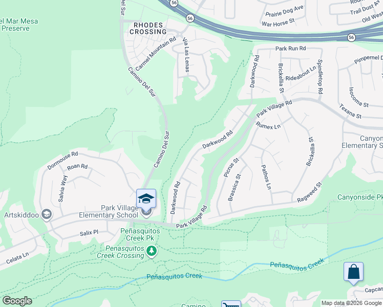 map of restaurants, bars, coffee shops, grocery stores, and more near 8255 Lino Court in San Diego