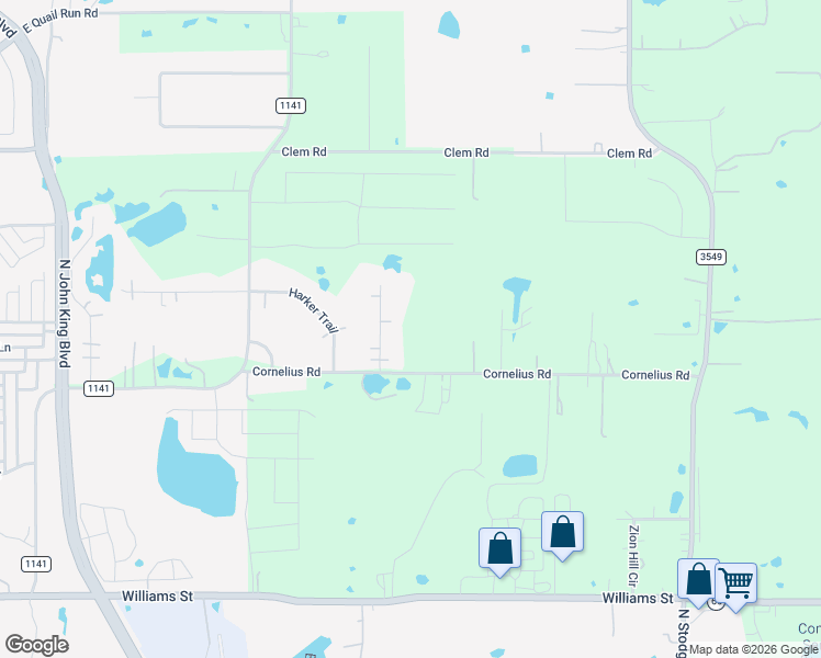 map of restaurants, bars, coffee shops, grocery stores, and more near 1204 Marilyn Jayne Lane in Rockwall