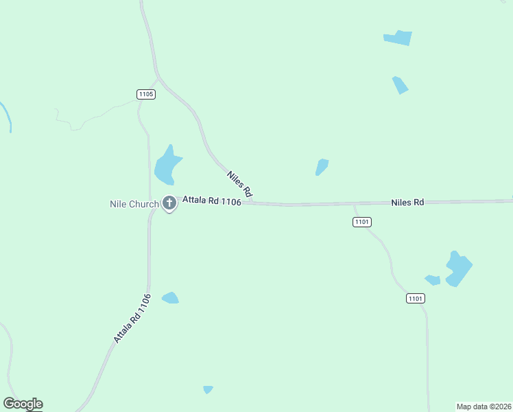 map of restaurants, bars, coffee shops, grocery stores, and more near 2024 Attala Road 1107 in Carthage