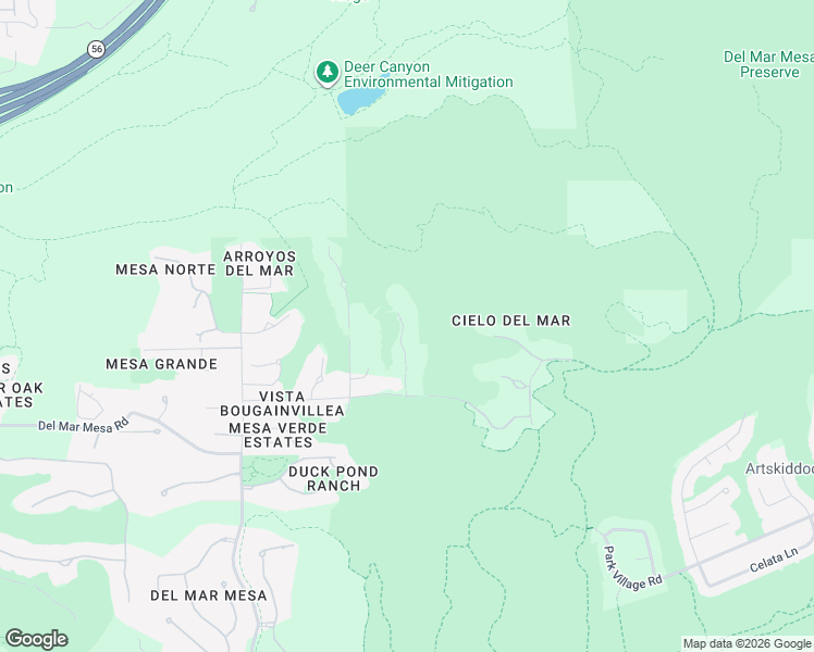 map of restaurants, bars, coffee shops, grocery stores, and more near 12861 Sunrise Hill Ct in San Diego