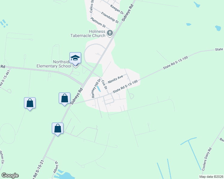 map of restaurants, bars, coffee shops, grocery stores, and more near 379 Chestnut Road in Walterboro