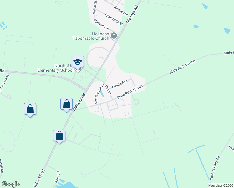 map of restaurants, bars, coffee shops, grocery stores, and more near 379 Chestnut Road in Walterboro