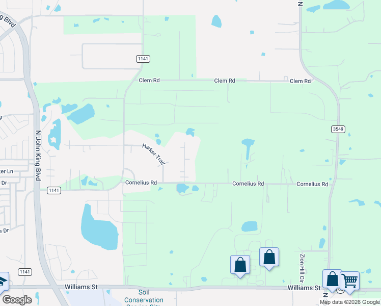 map of restaurants, bars, coffee shops, grocery stores, and more near 1212 Marilyn Jayne Lane in Rockwall