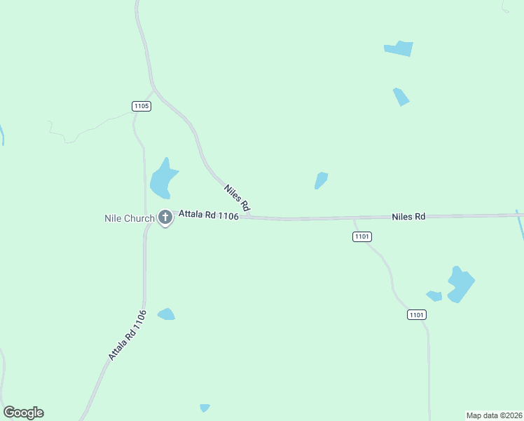 map of restaurants, bars, coffee shops, grocery stores, and more near 2024 Attala Road 1107 in Carthage