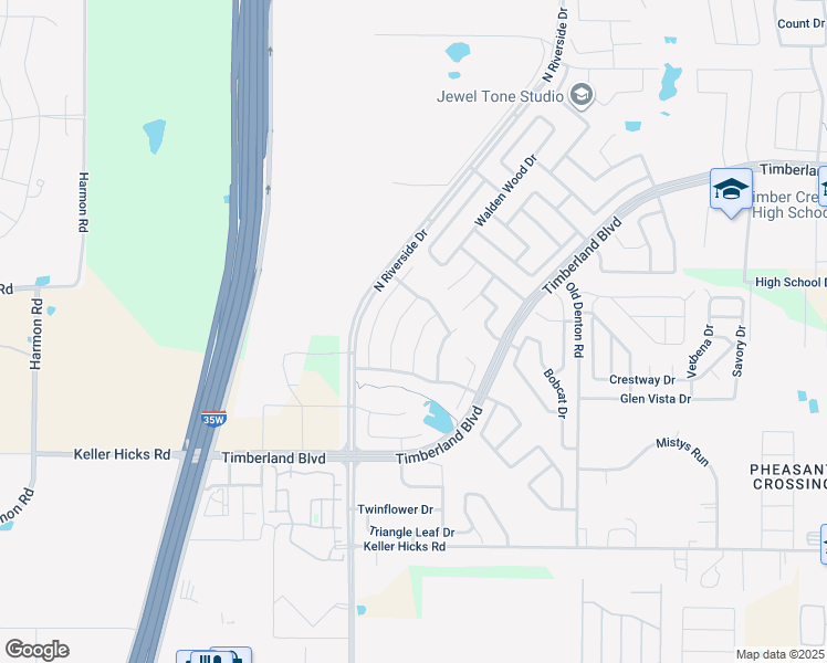 map of restaurants, bars, coffee shops, grocery stores, and more near 11832 Sundog Way in Fort Worth