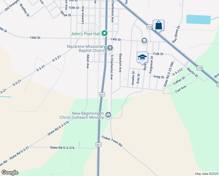 map of restaurants, bars, coffee shops, grocery stores, and more near 1782 Charleston Avenue South in Fairfax
