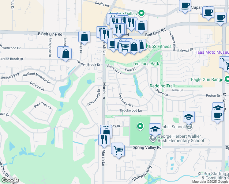 14700 Marsh Lane, Addison TX Walk Score