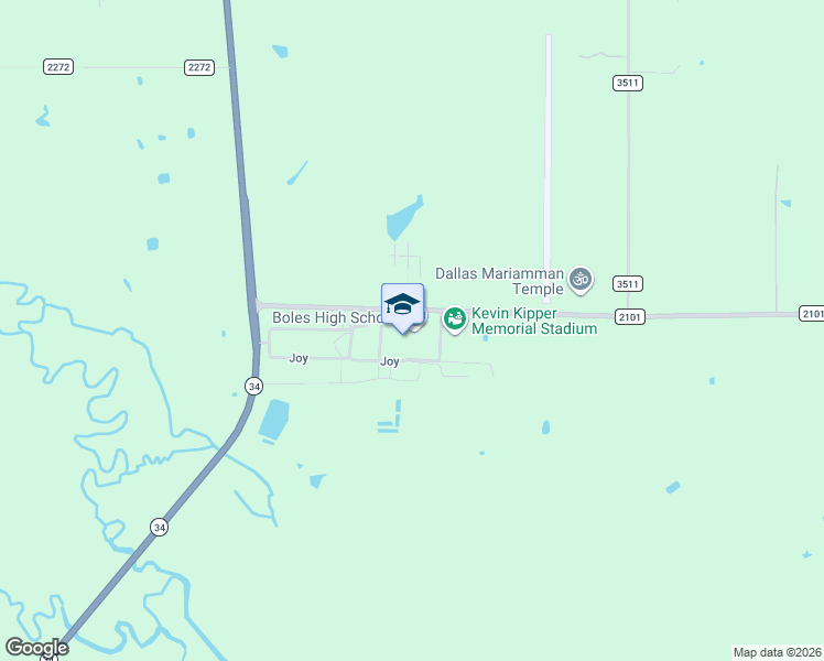 map of restaurants, bars, coffee shops, grocery stores, and more near 9777 Farm to Market Road 2101 in Quinlan