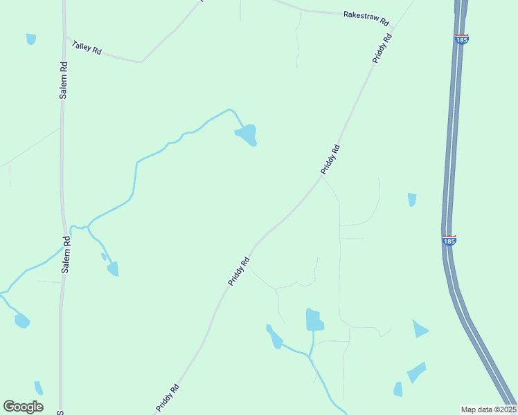 map of restaurants, bars, coffee shops, grocery stores, and more near 653 Priddy Road in LaGrange