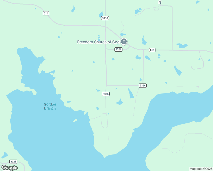 map of restaurants, bars, coffee shops, grocery stores, and more near County Road 3326 in Emory