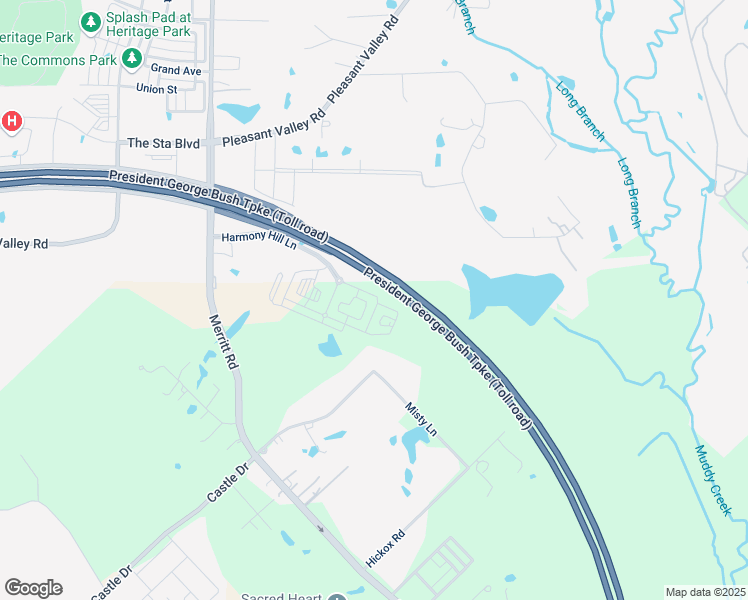 map of restaurants, bars, coffee shops, grocery stores, and more near 11009 Affinity Lane in Rowlett