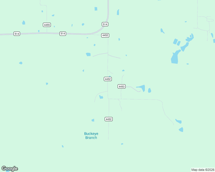 map of restaurants, bars, coffee shops, grocery stores, and more near County Road 4452 in Rains County