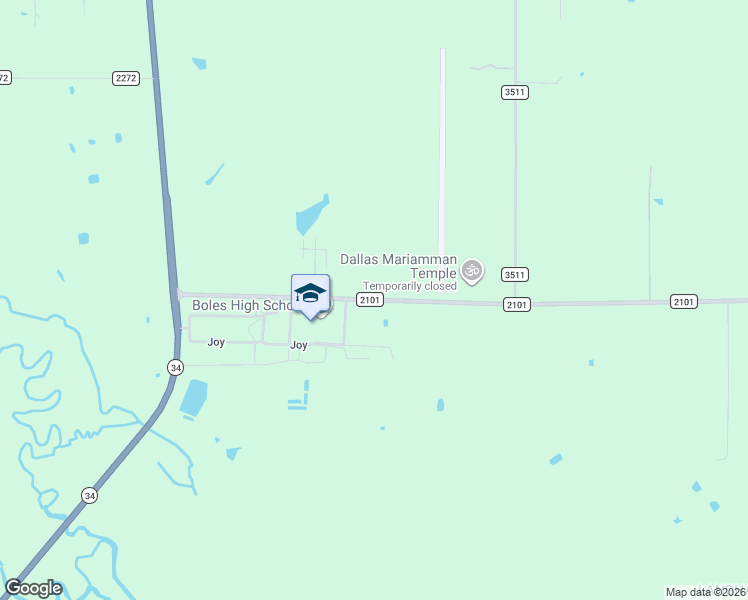 map of restaurants, bars, coffee shops, grocery stores, and more near 9698 Farm to Market Road 2101 in Quinlan